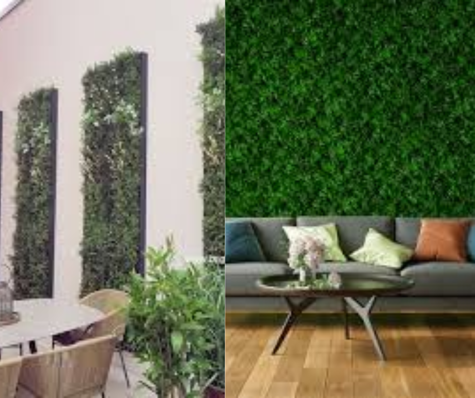 Indoor vertical gardens